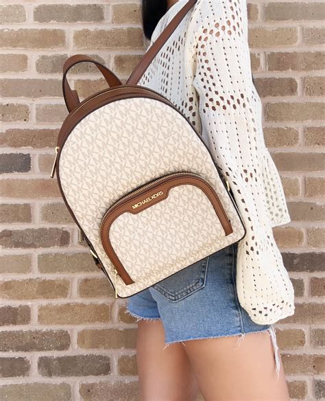 michael kors signature backpack|Michael Kors Backpack new collection.